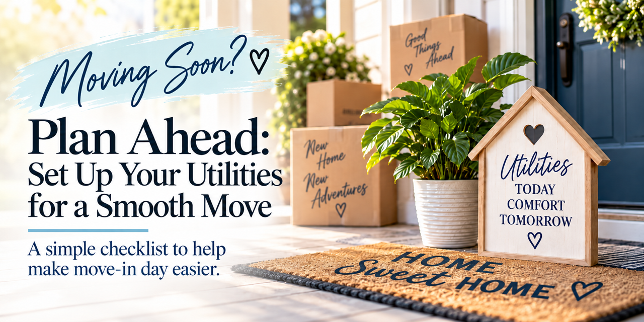 Plan Ahead: Set Up Your Utilities for a Smooth Move