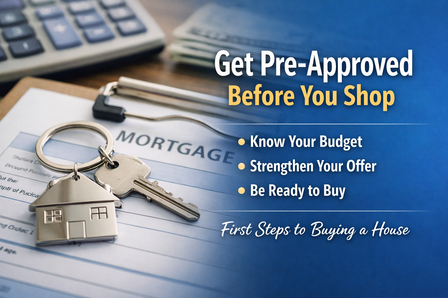 Get Pre-Approved Before You Shop: Why Mortgage Pre-Approval Matters